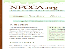 Tablet Screenshot of nfcca.org